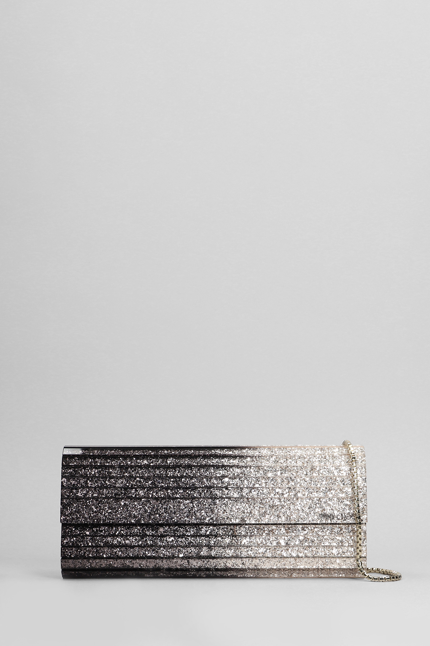 Sweetie Clutch In Black Acrylic