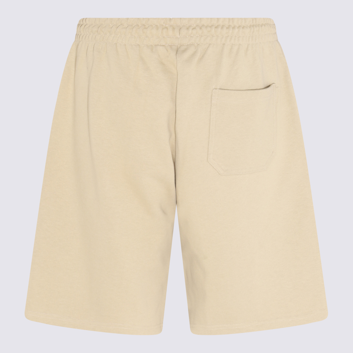 Beige Cotton Shorts