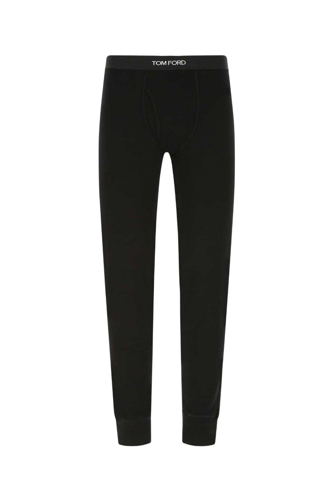 Logo Waistband Slim Cut Leggings