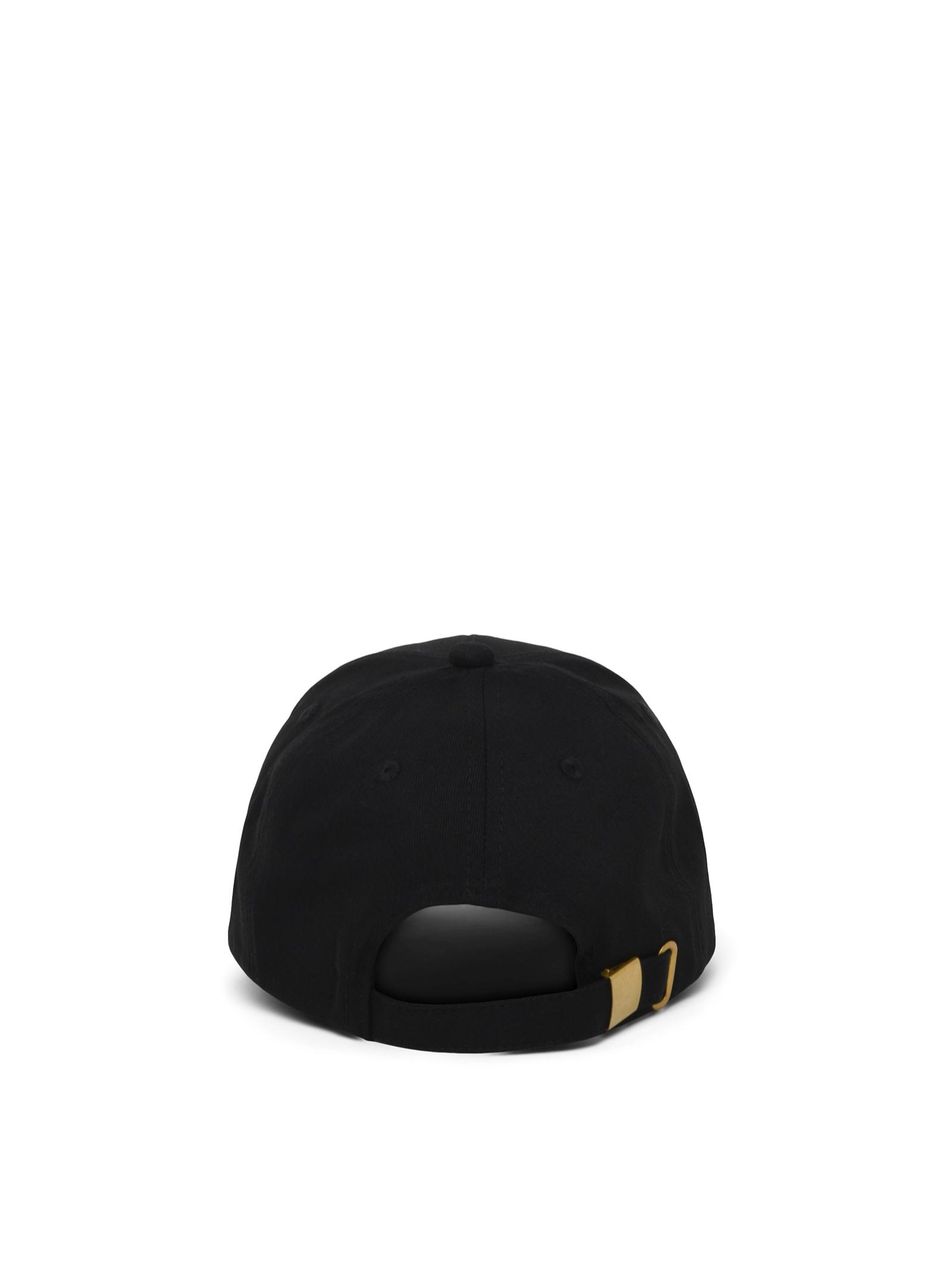 Just Cavalli Gothic Round Baseball Cap In Black