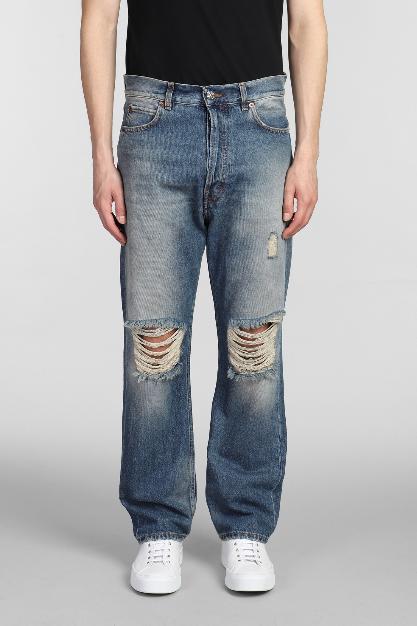 Louise Jeans In Blue Cotton