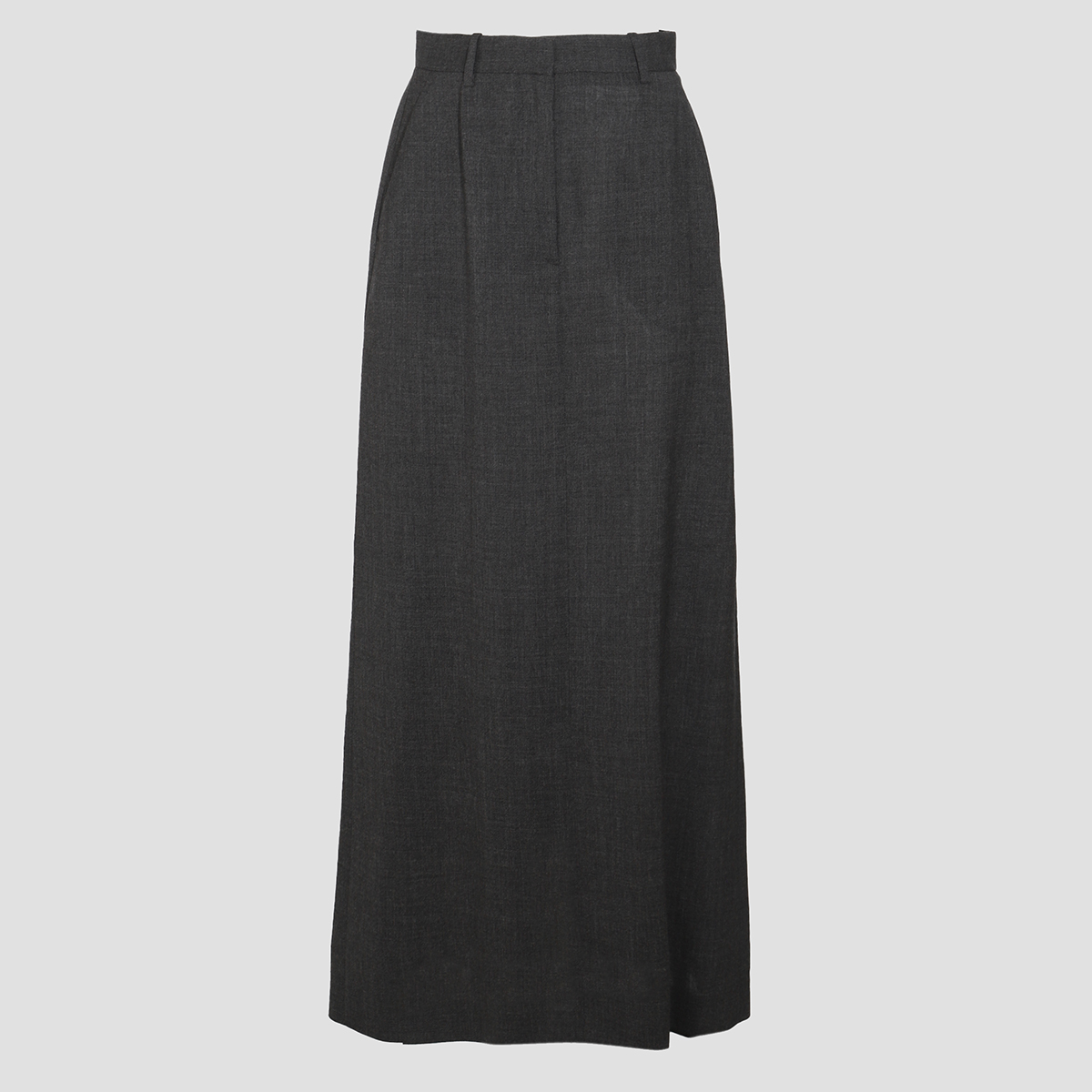 Dark Grey Wool Roux Skirt