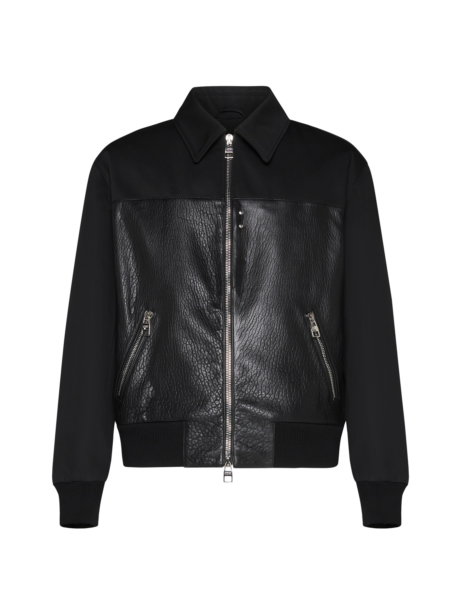 Leather Bomber Jacket