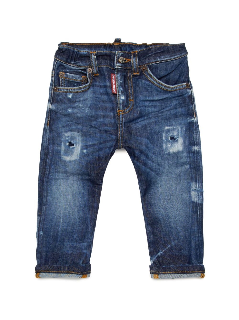 DSQUARED2 JEANS CON EFFETTO VISSUTO 