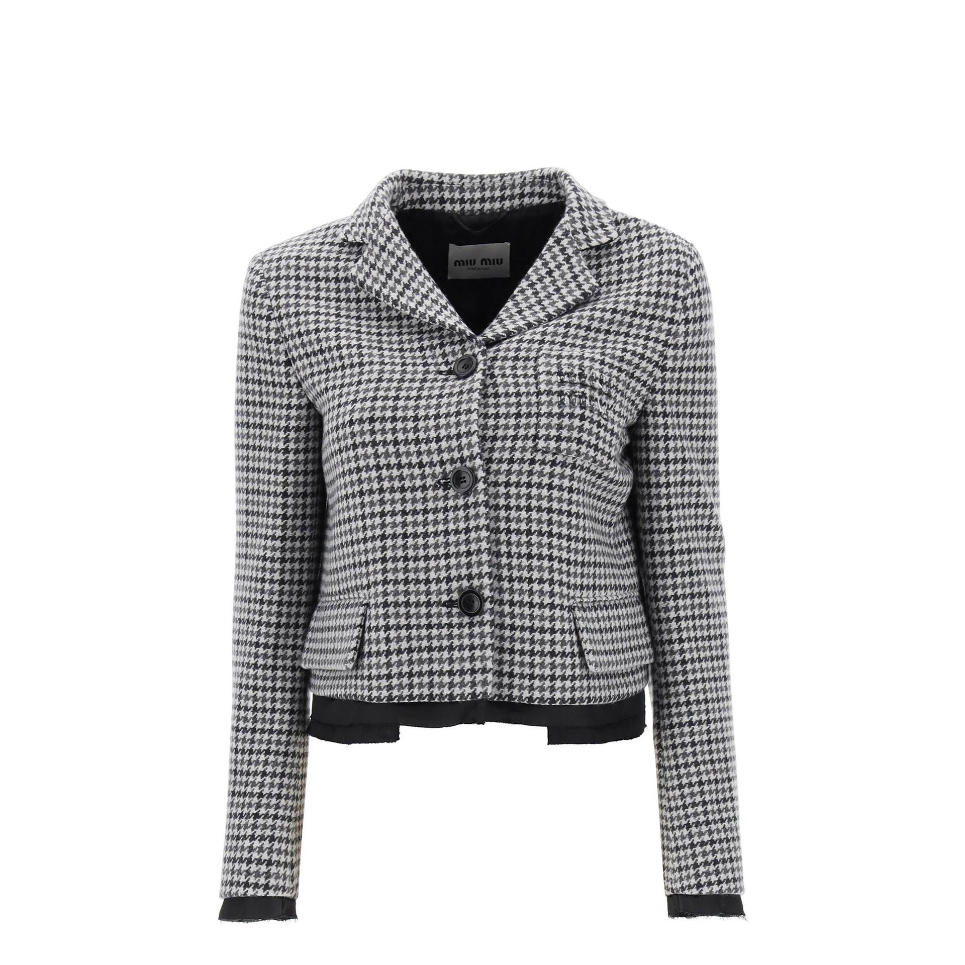 Cropped Wool Blazer