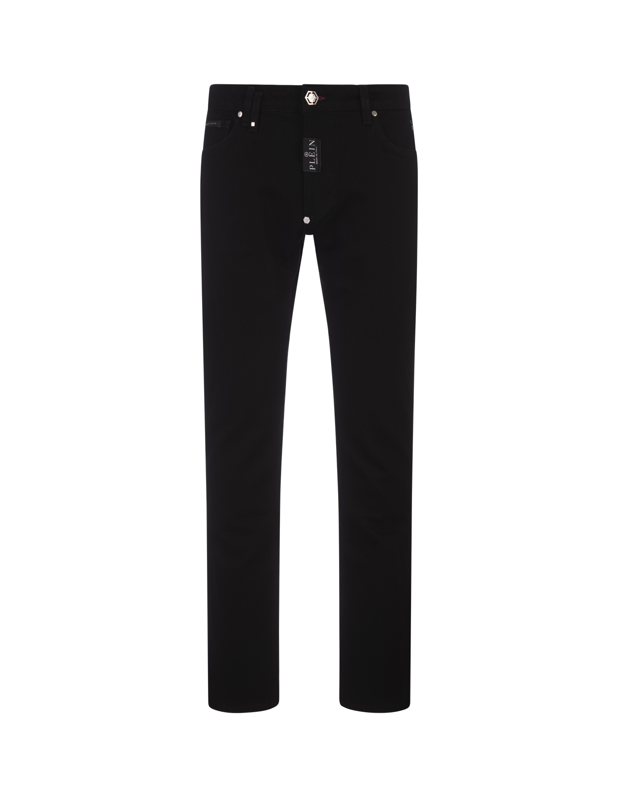 Black Super Straight Cut Jeans