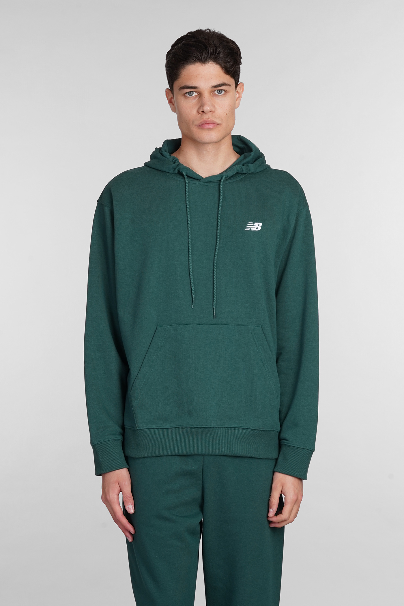 Sweatshirt In Green Cotton