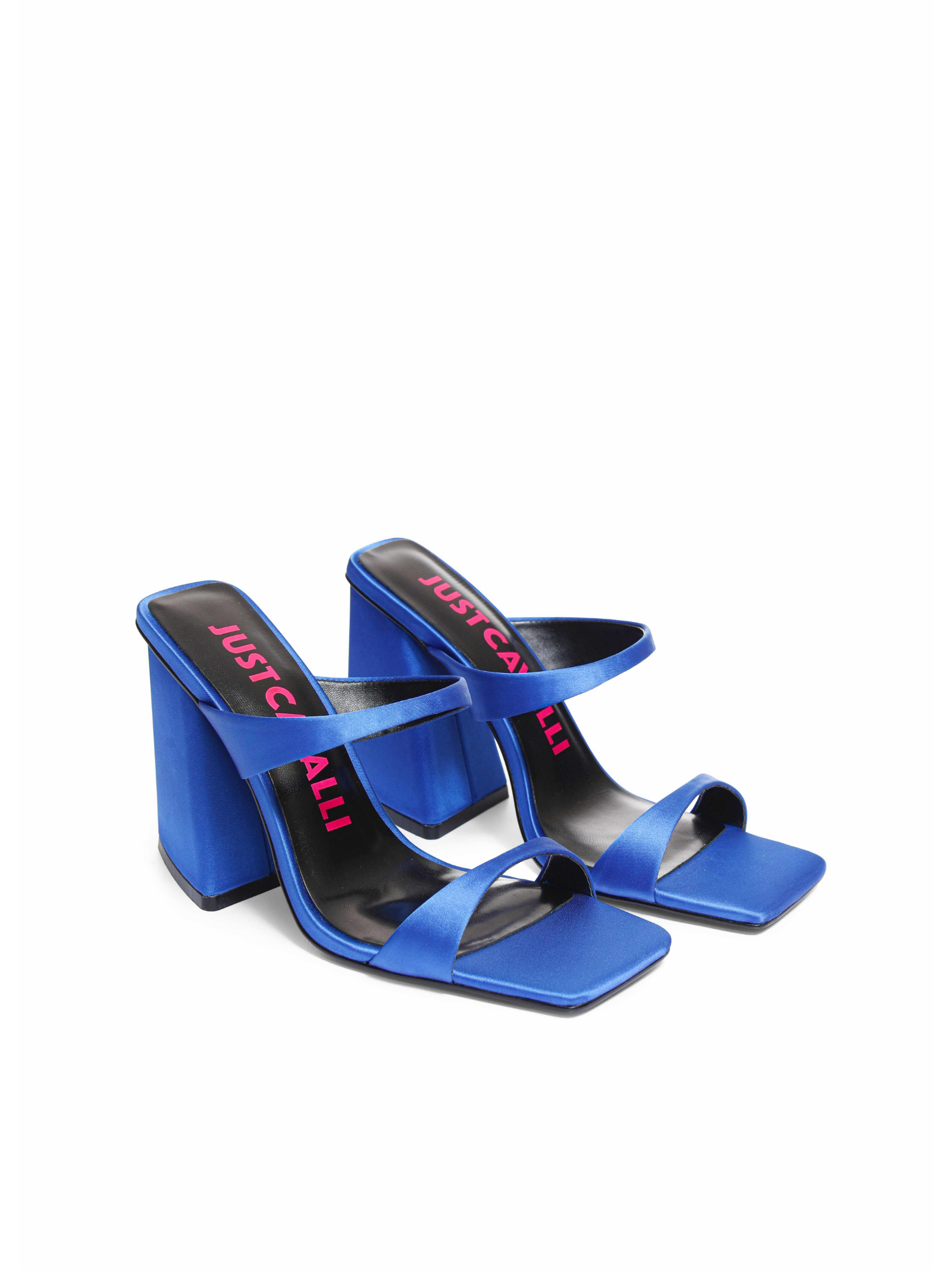 Just Cavalli Blue Mules