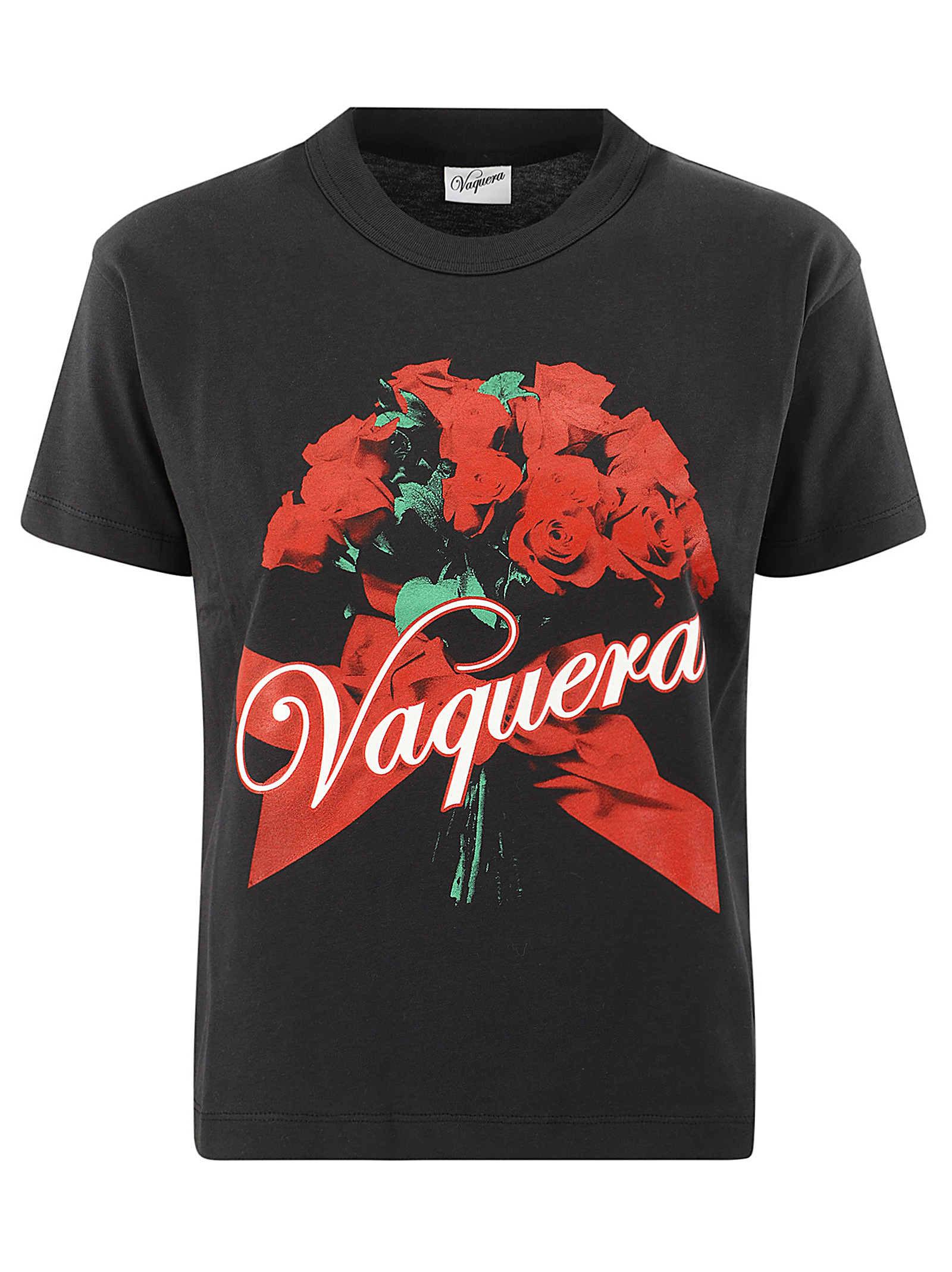 Women Rose Bouquet T Shirt Woven