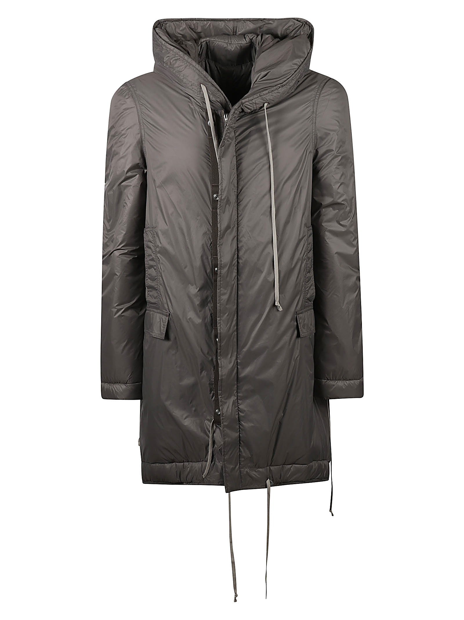 Hooded Buttoned Parka