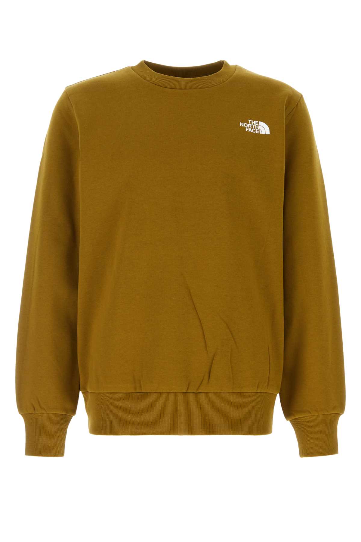 Khaki Cotton Blend Sweatshirt