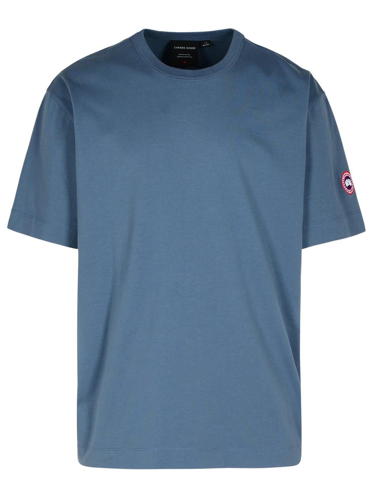 gladstone Light Blue Cotton T-shirt