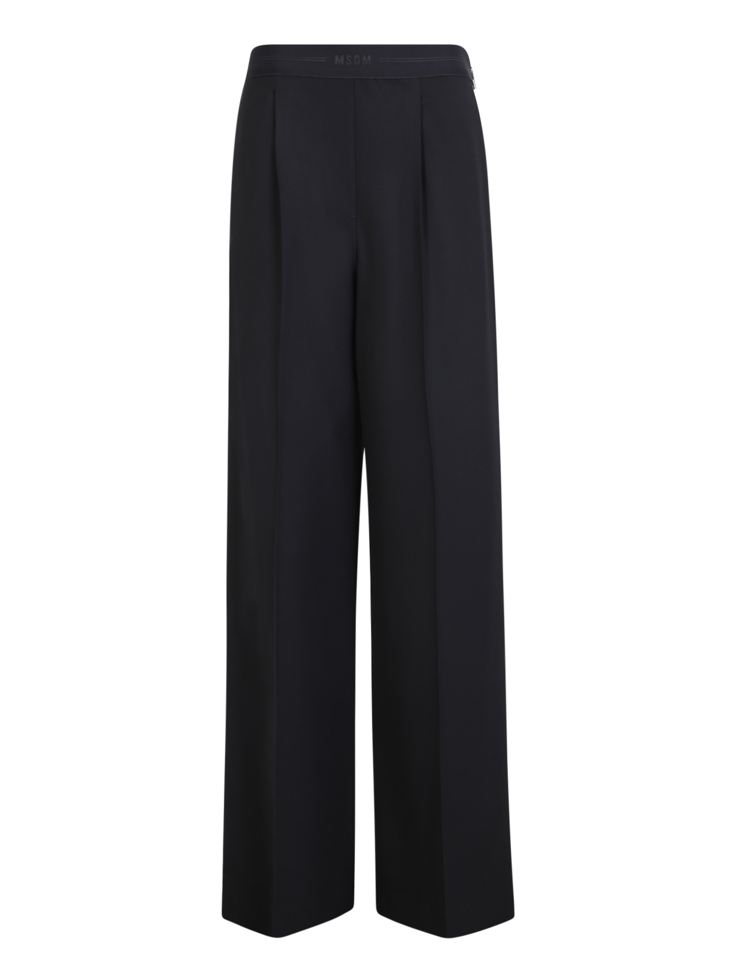 Wide Leg Black Trousers