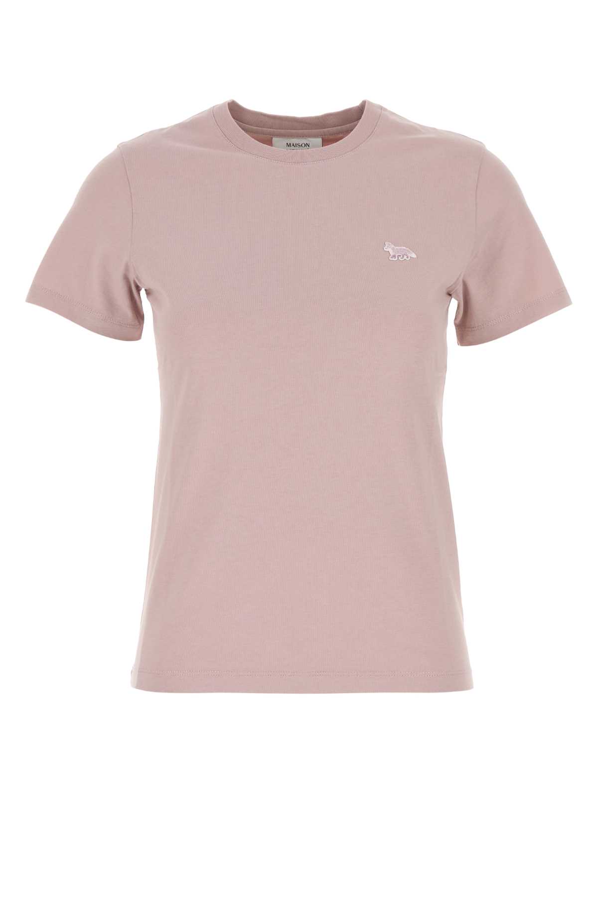 Maison Kitsuné Pink Cotton T-shirt