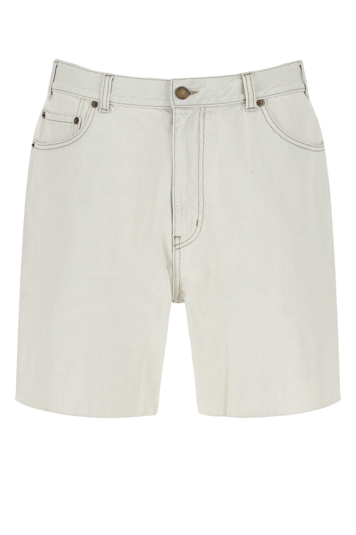 Chalk Denim Bermuda Shorts