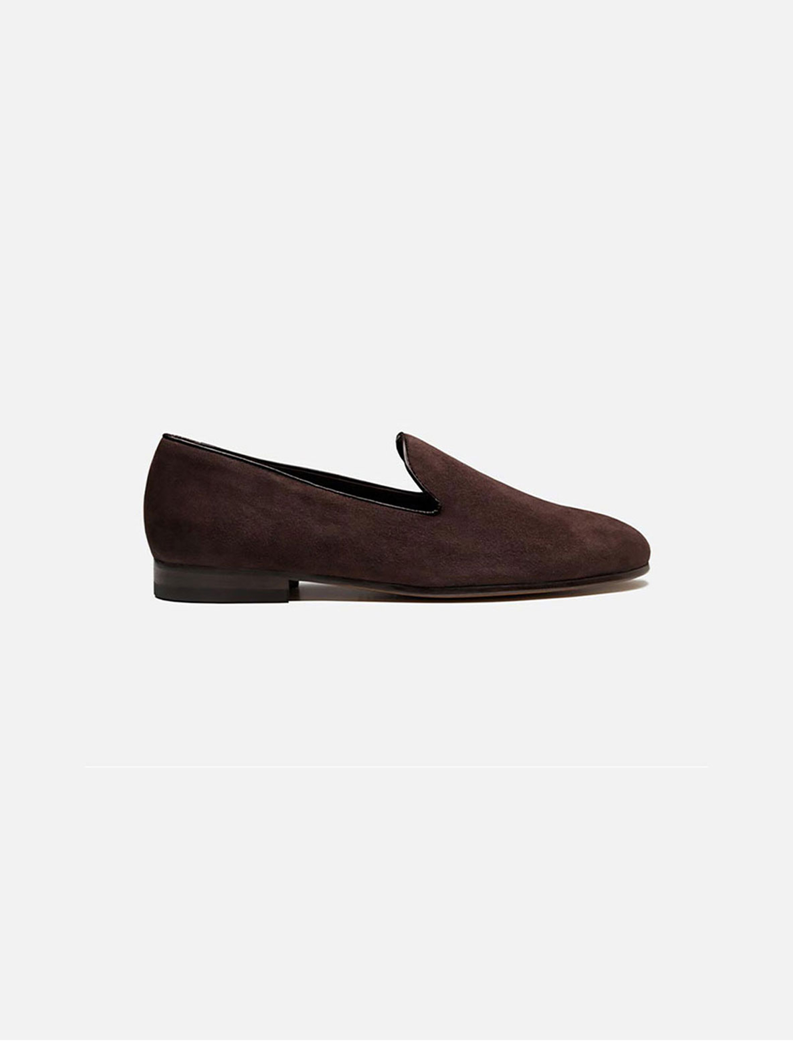 Dark Suede Slip-on Positano