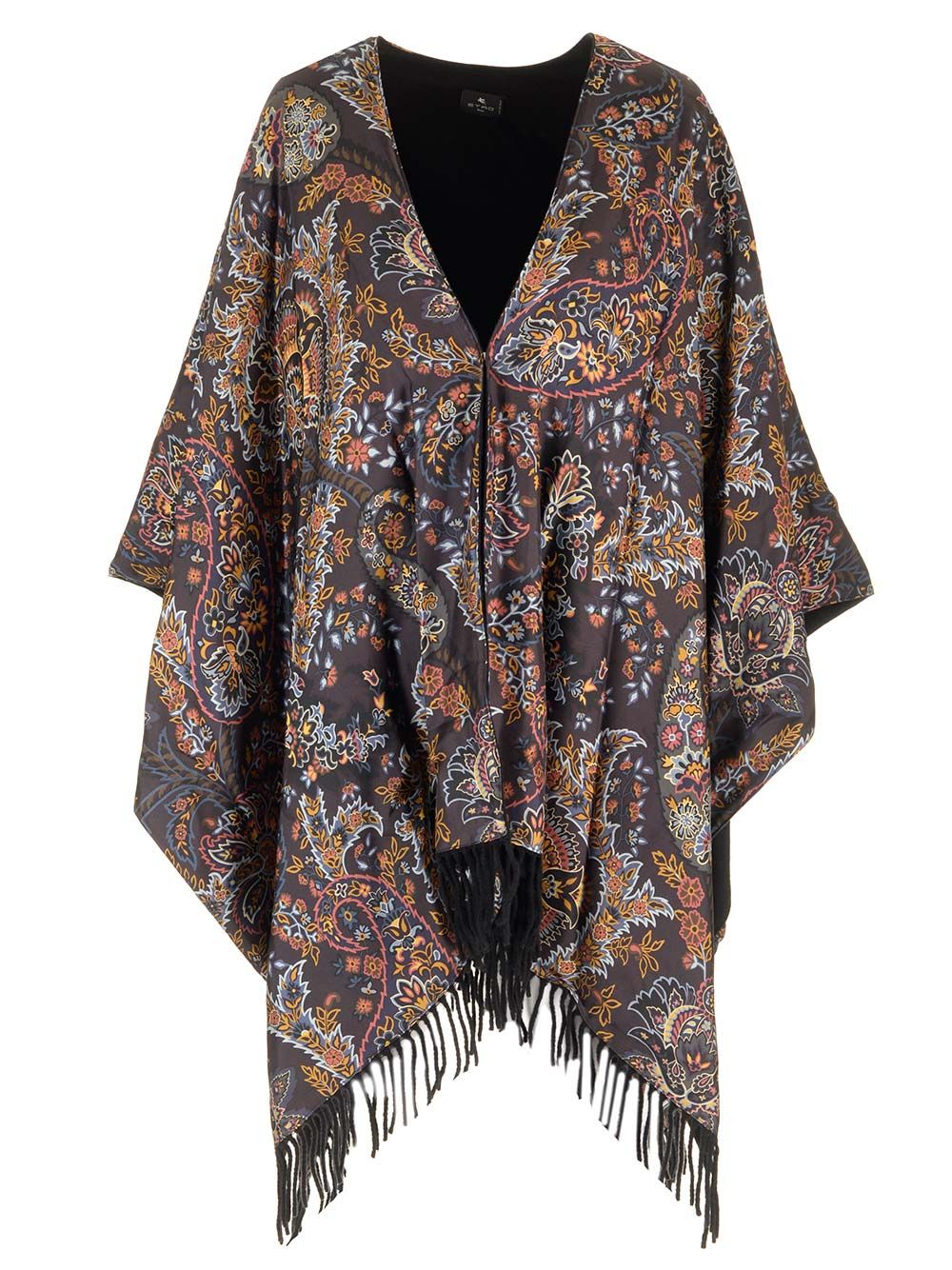 Wool And Silk Cape