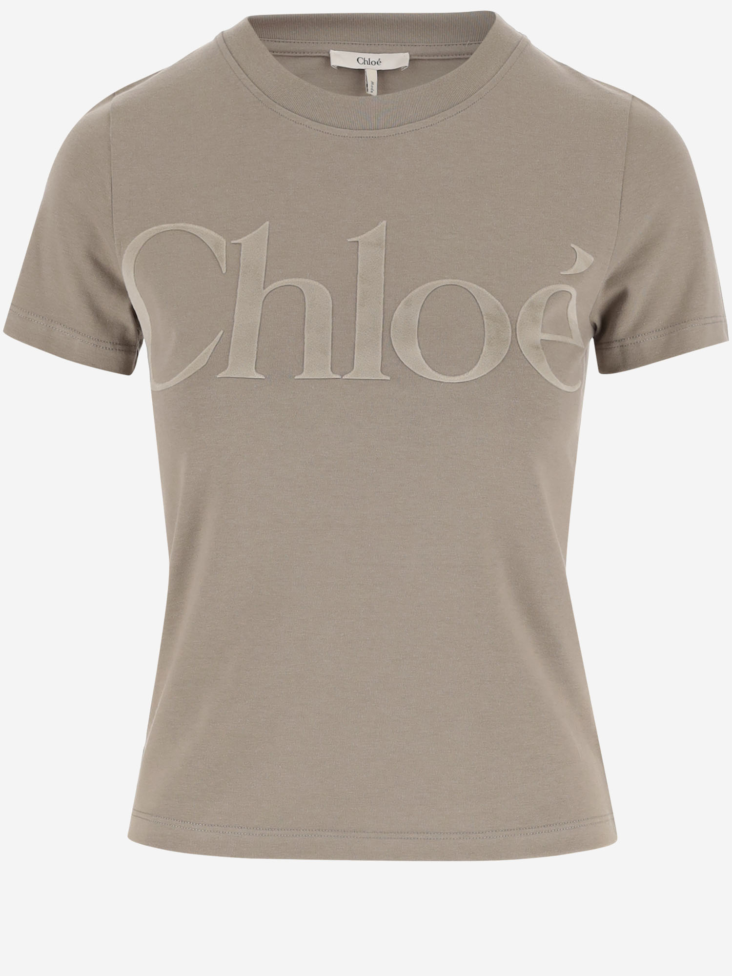 Chloé Cotton Jersey T-shirt With Logo