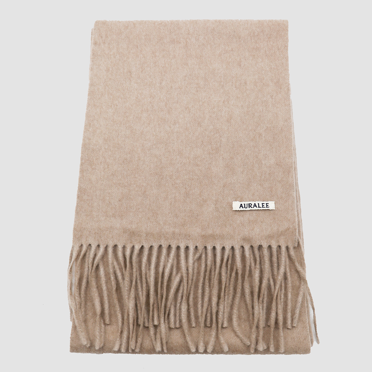 Beige Wool Scarf