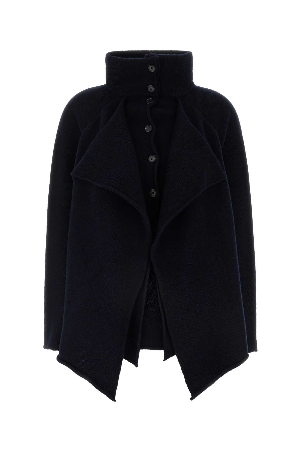 J.W. Anderson J. W. Anderson Navy Blue Wool Blend Cardigan