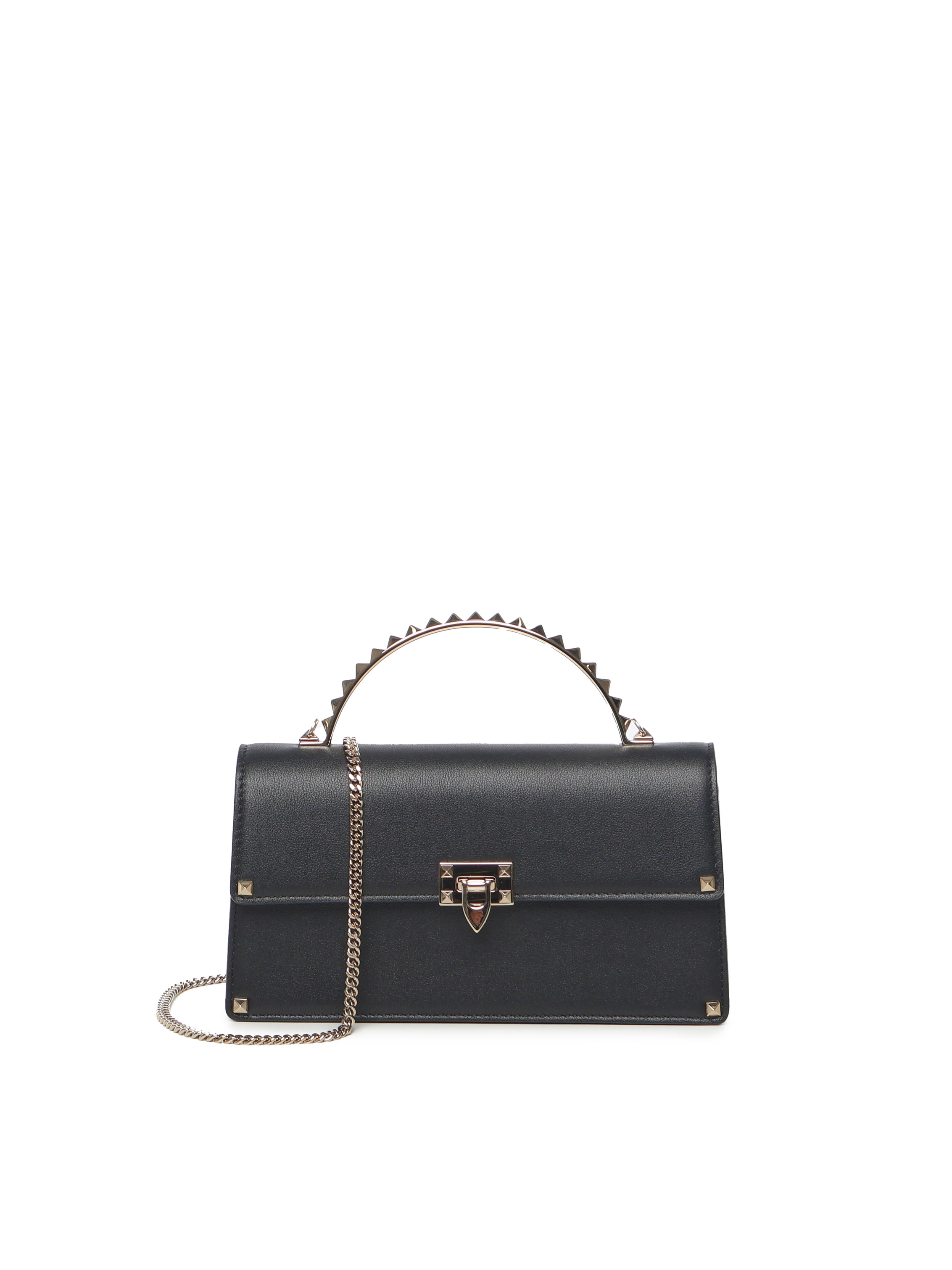 Rectangular Rockstud Shoulder Bag