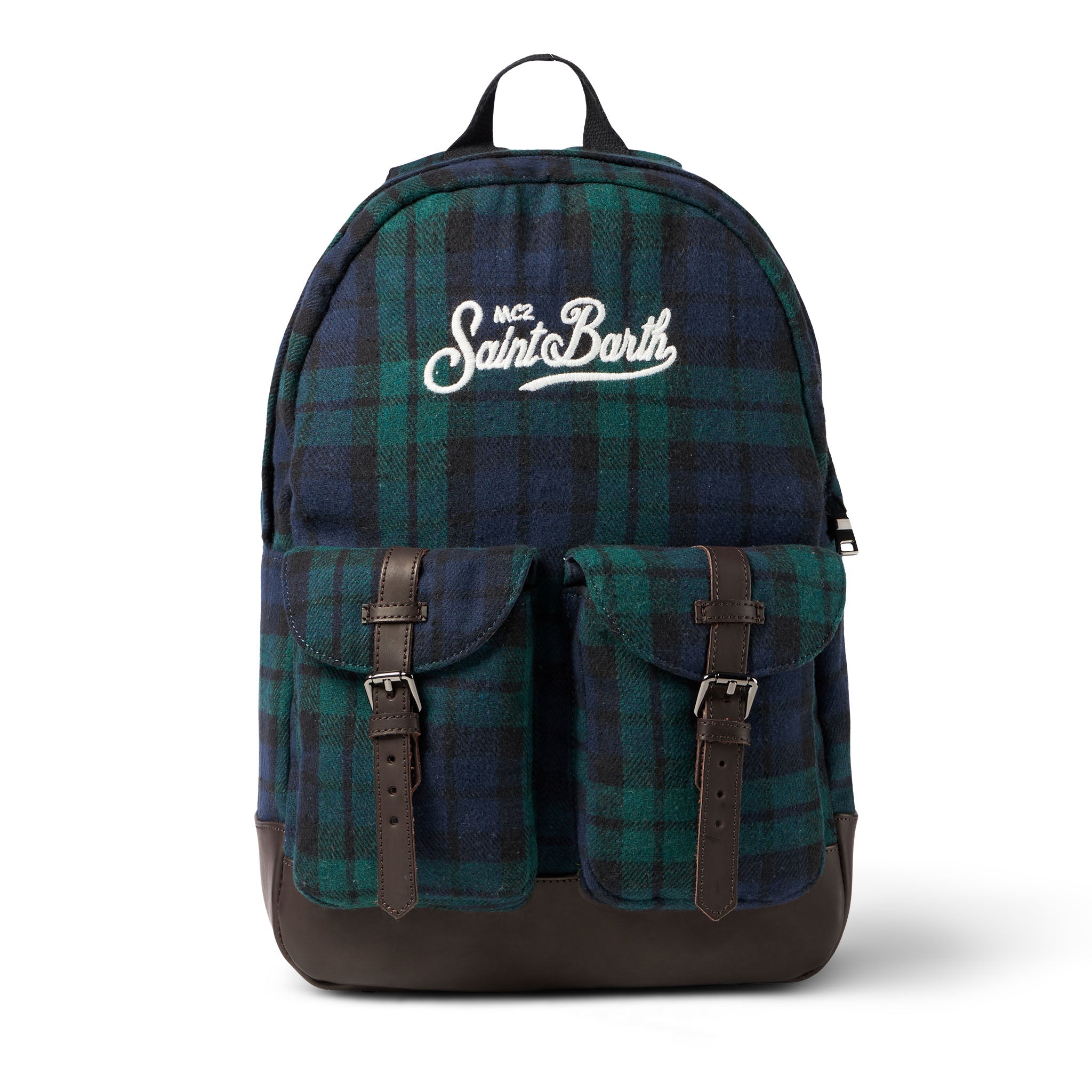 Backpack With Tartan Print