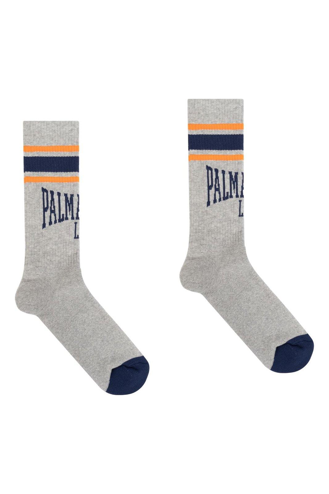 Logo Intarsia Socks