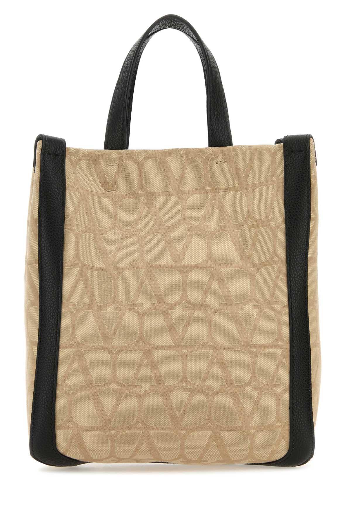 Beige Toile Iconographe Shopping Bag