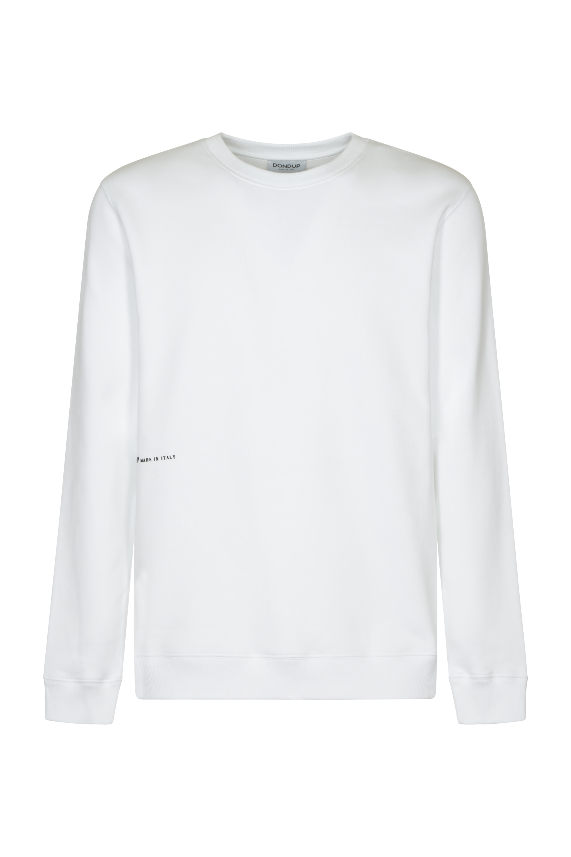 Round Neck Rib Trim Sweatshirt