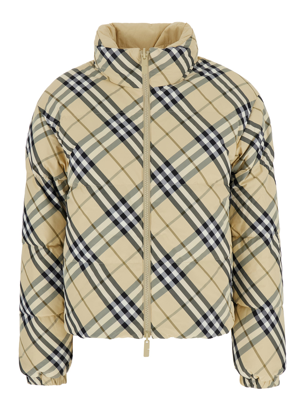 Printed Nylon Reversible Down Jacket