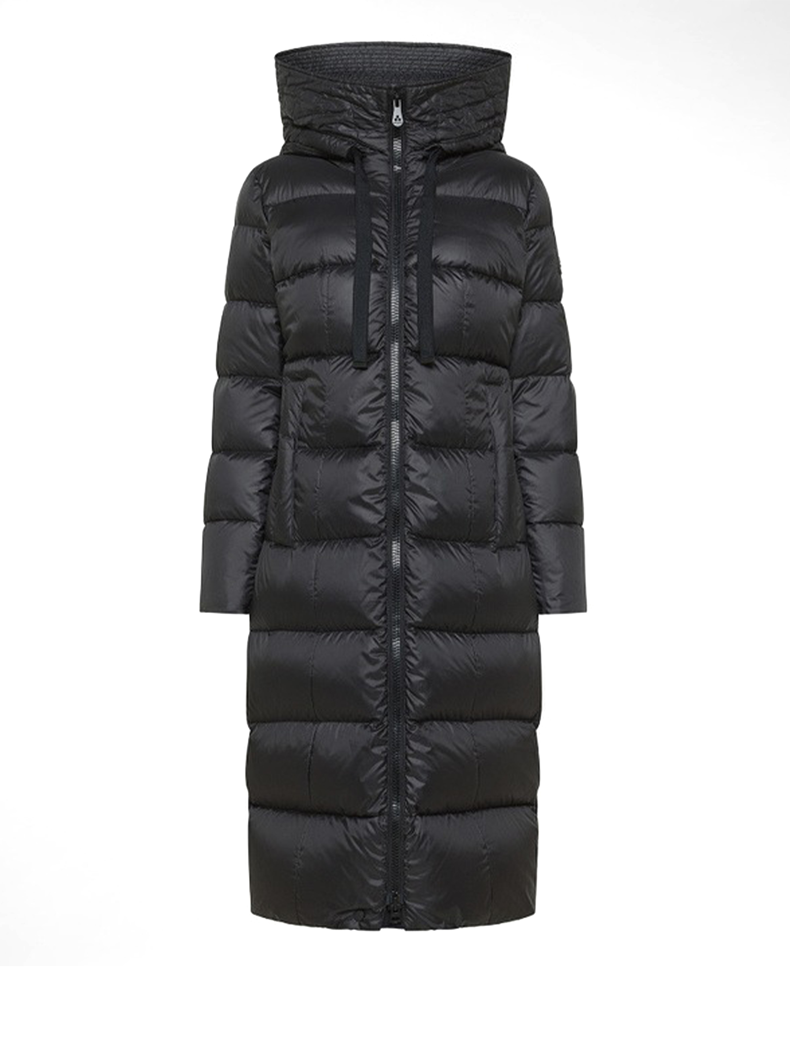 Nunki Black Long Down Jacket With Hood