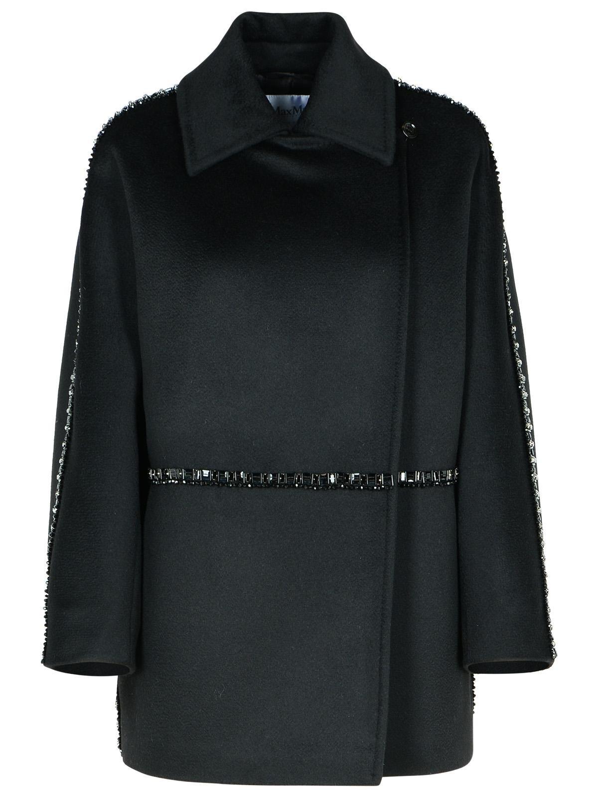 Rapido Embellished Brushed Coat