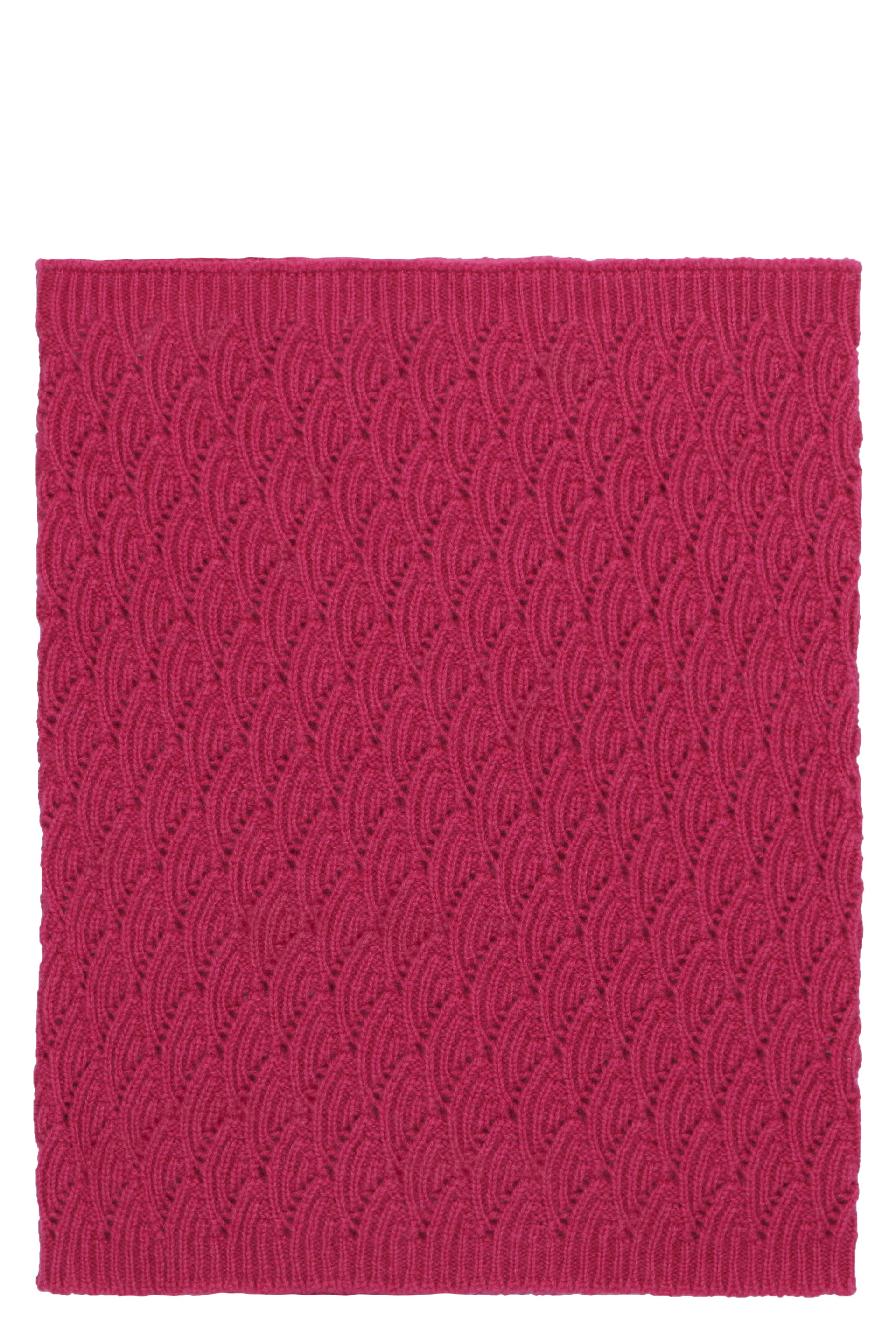Malo Cashmere Collar In Fuchsia