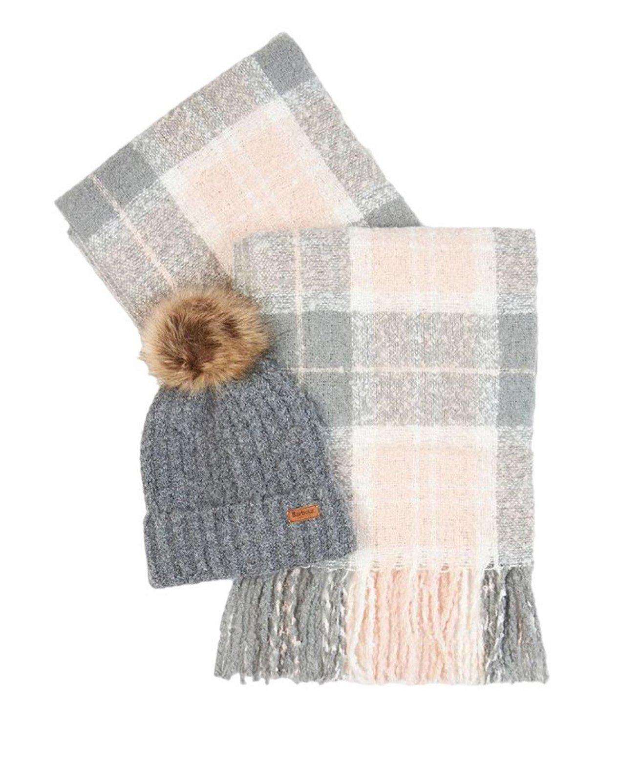 Saltburn Tartan Scarf & Beanie Knitted Set