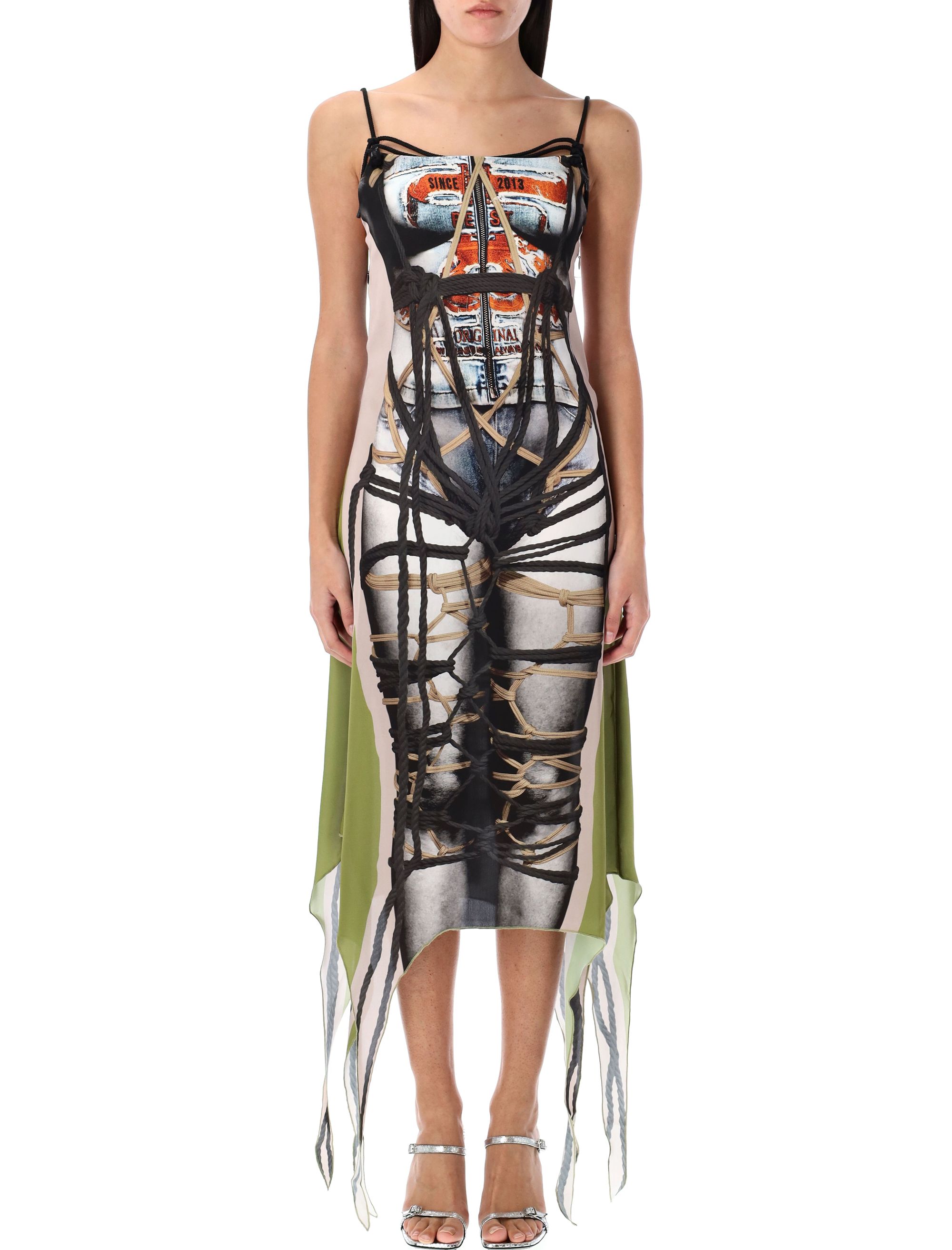 Bondage Print Dress