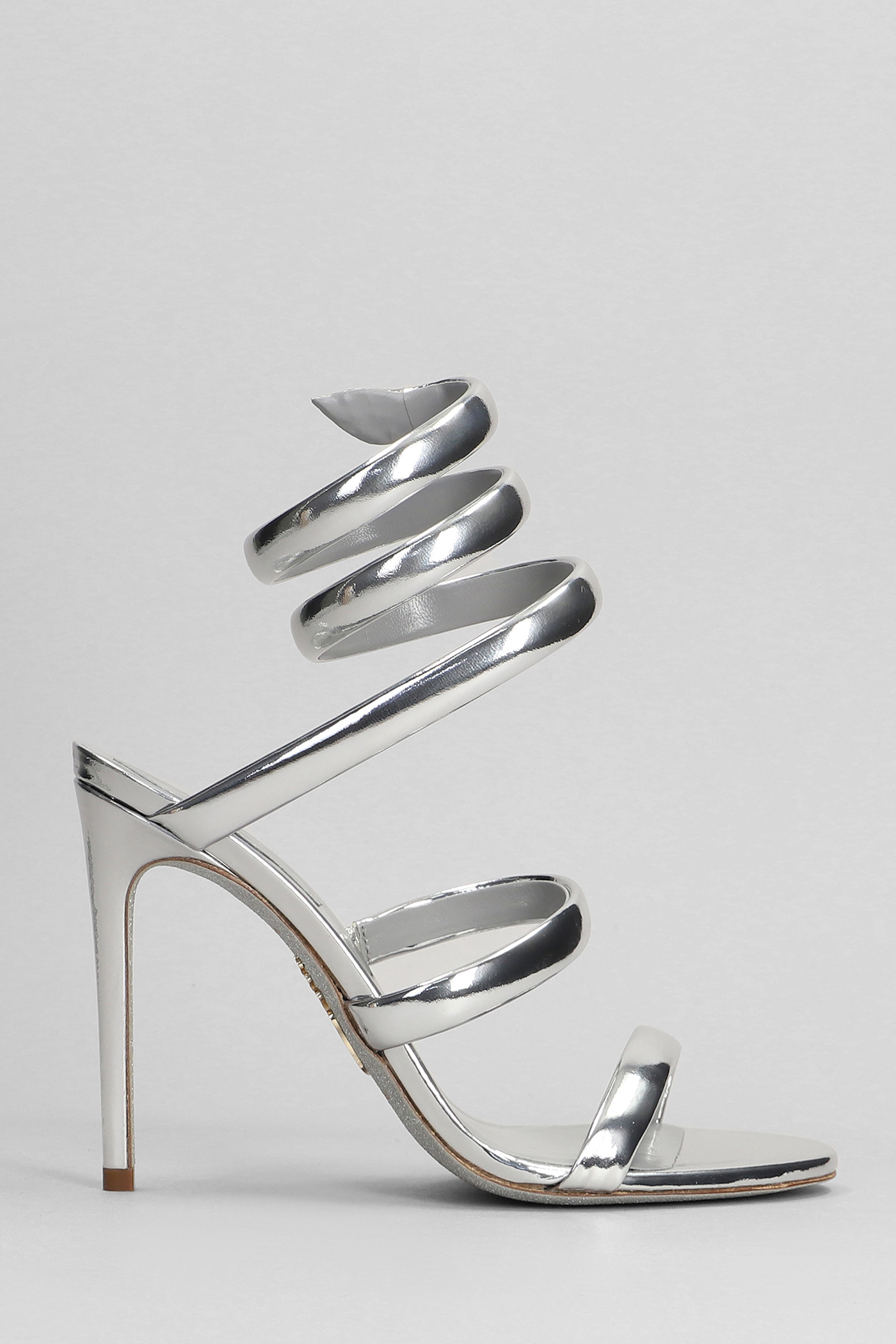 René Caovilla Twisted High-heel Sandals