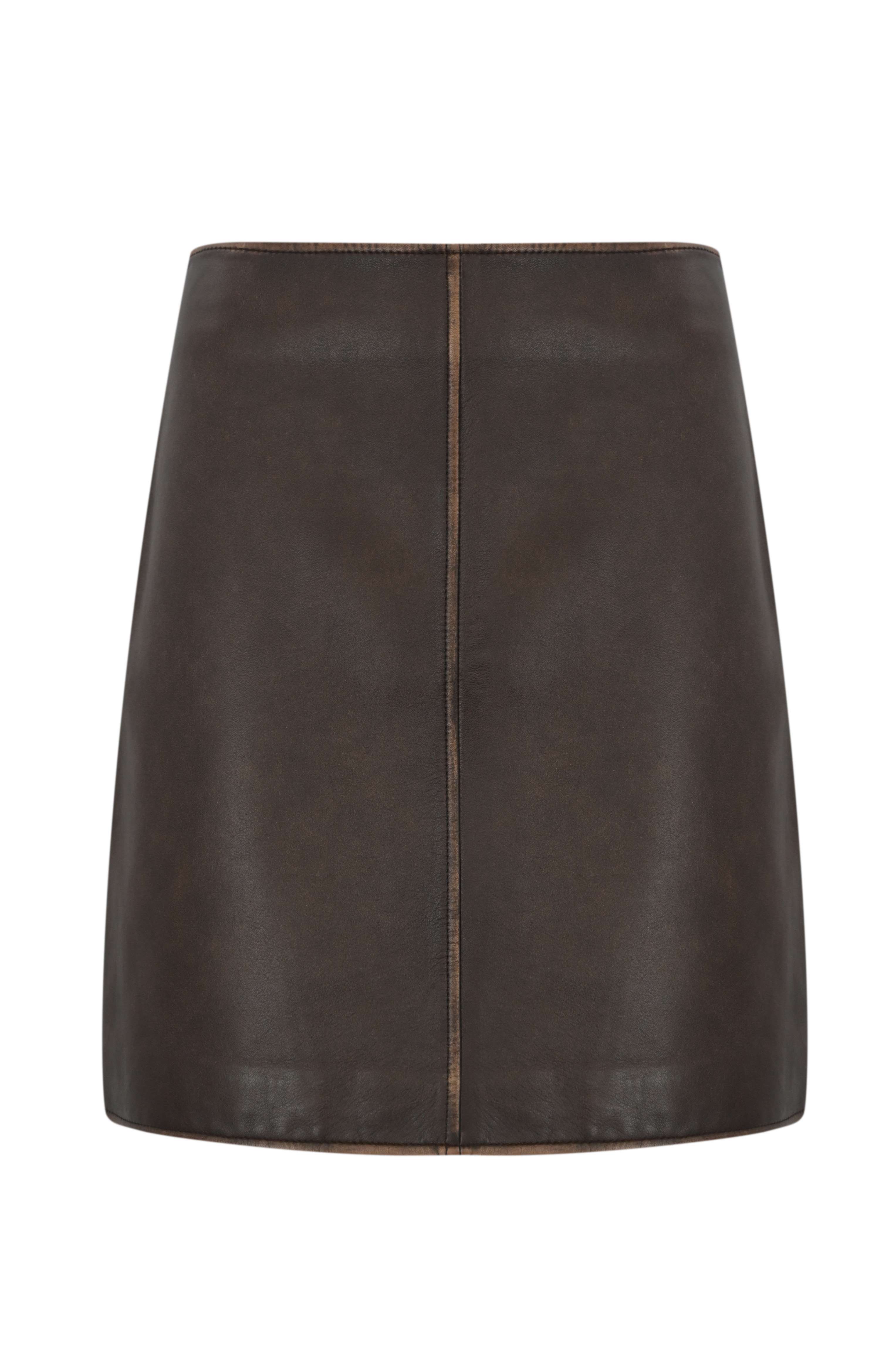 Zelia Leather Skirt