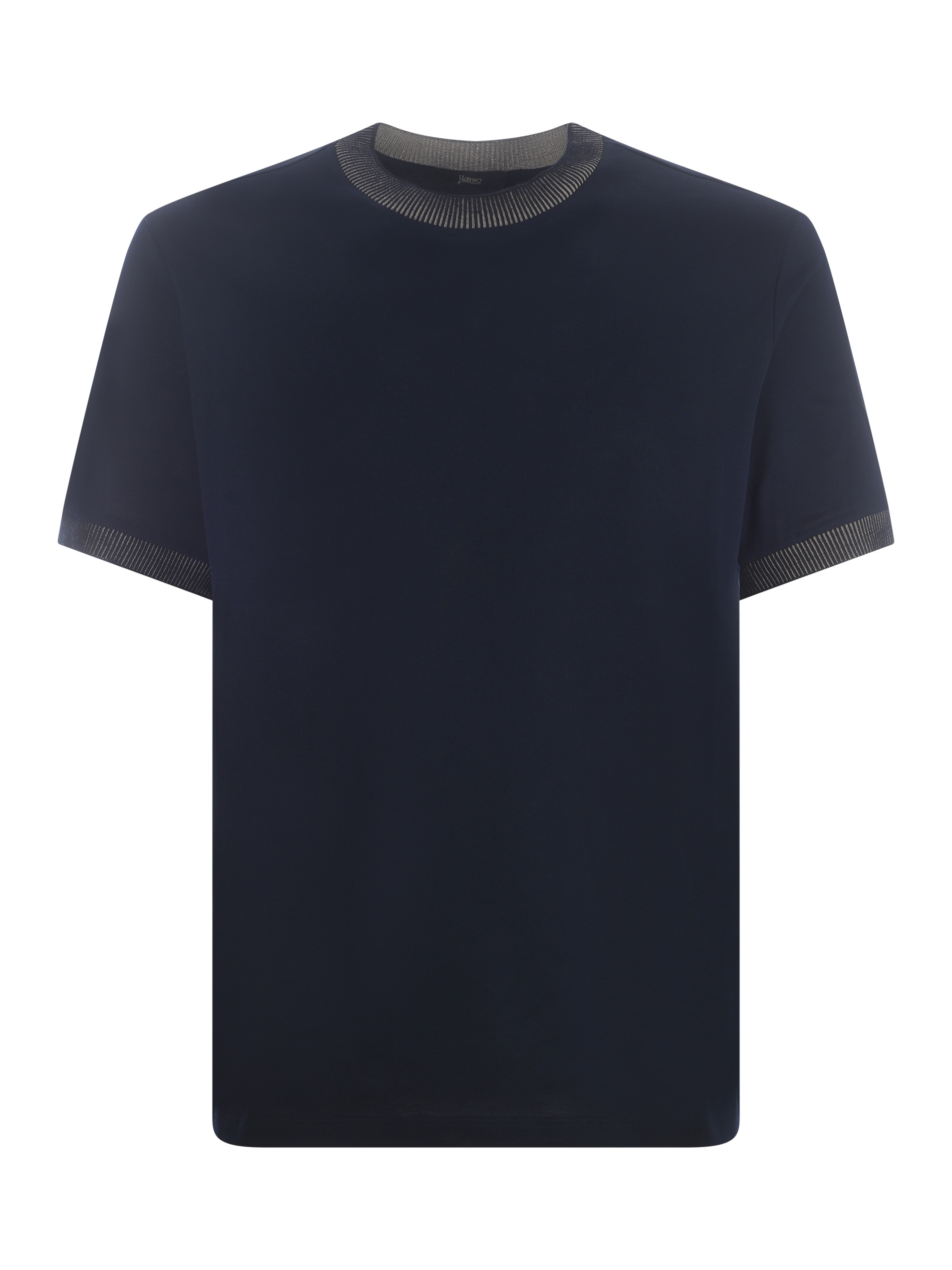 T-shirt Herno h In Cotton Jersey