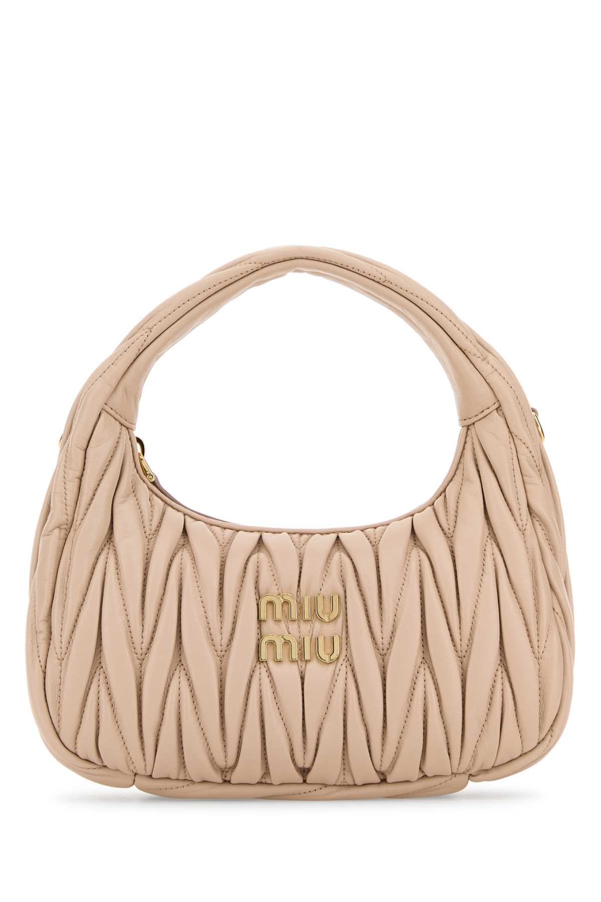 Powder Pink Nappa Leather Handbag