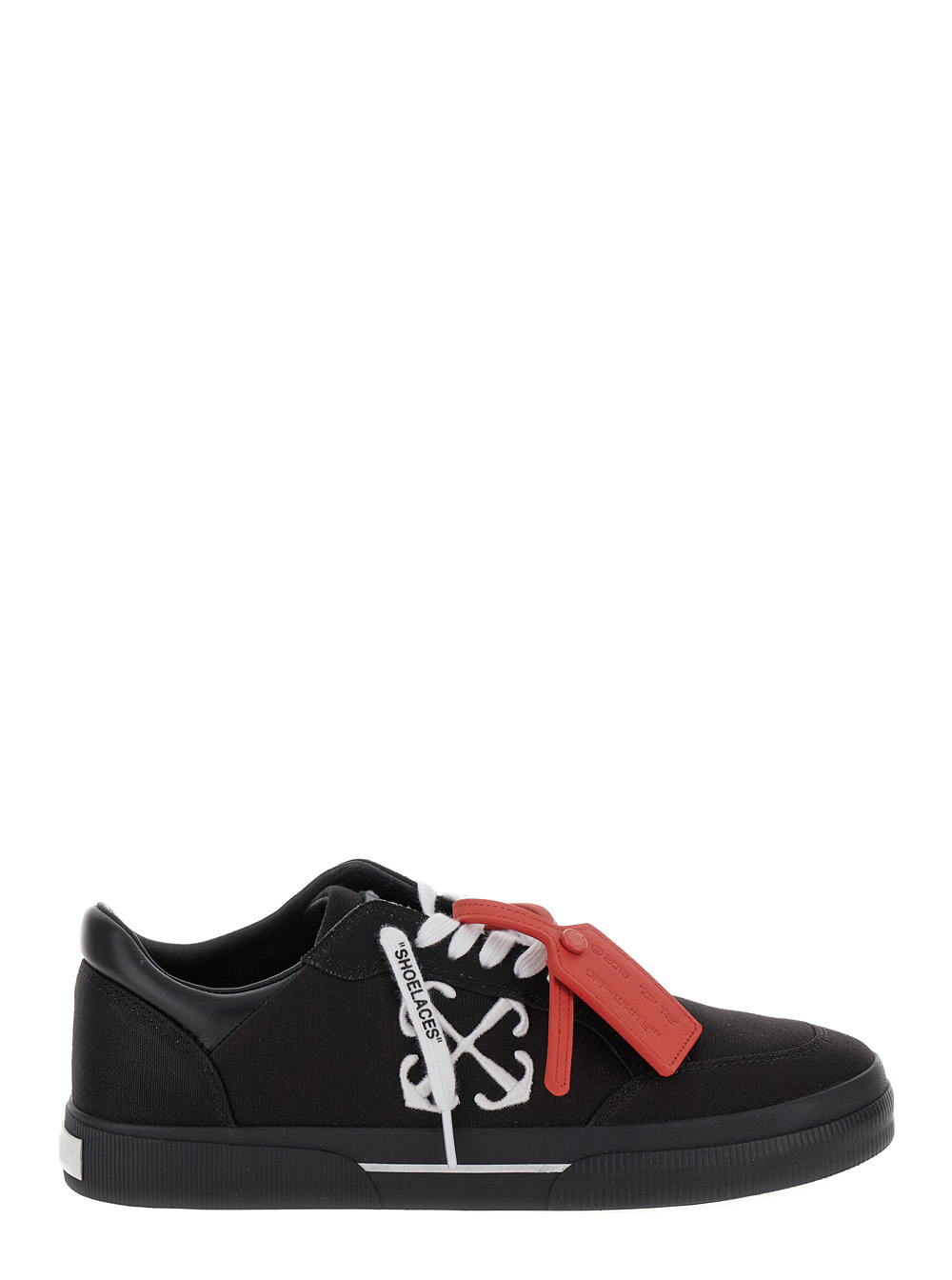 Off-White New Low Vulcanized Canvas Black – White