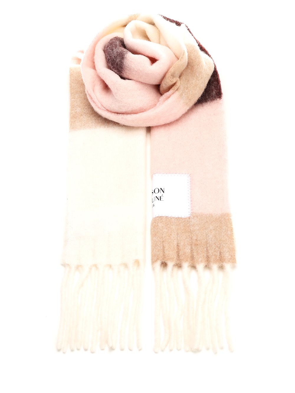 Maison Kitsuné Color Block Scarf