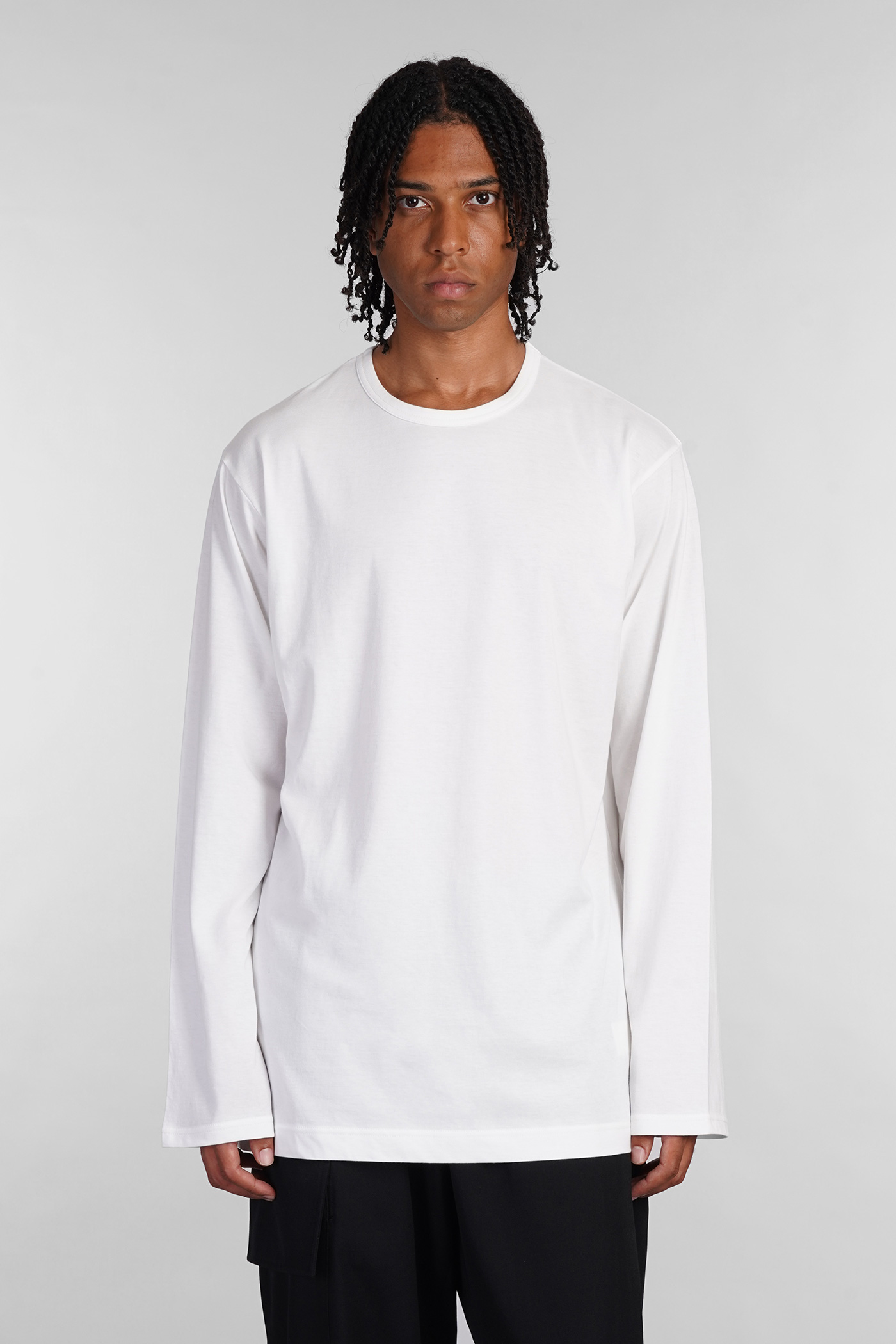 T-shirt In White Cotton