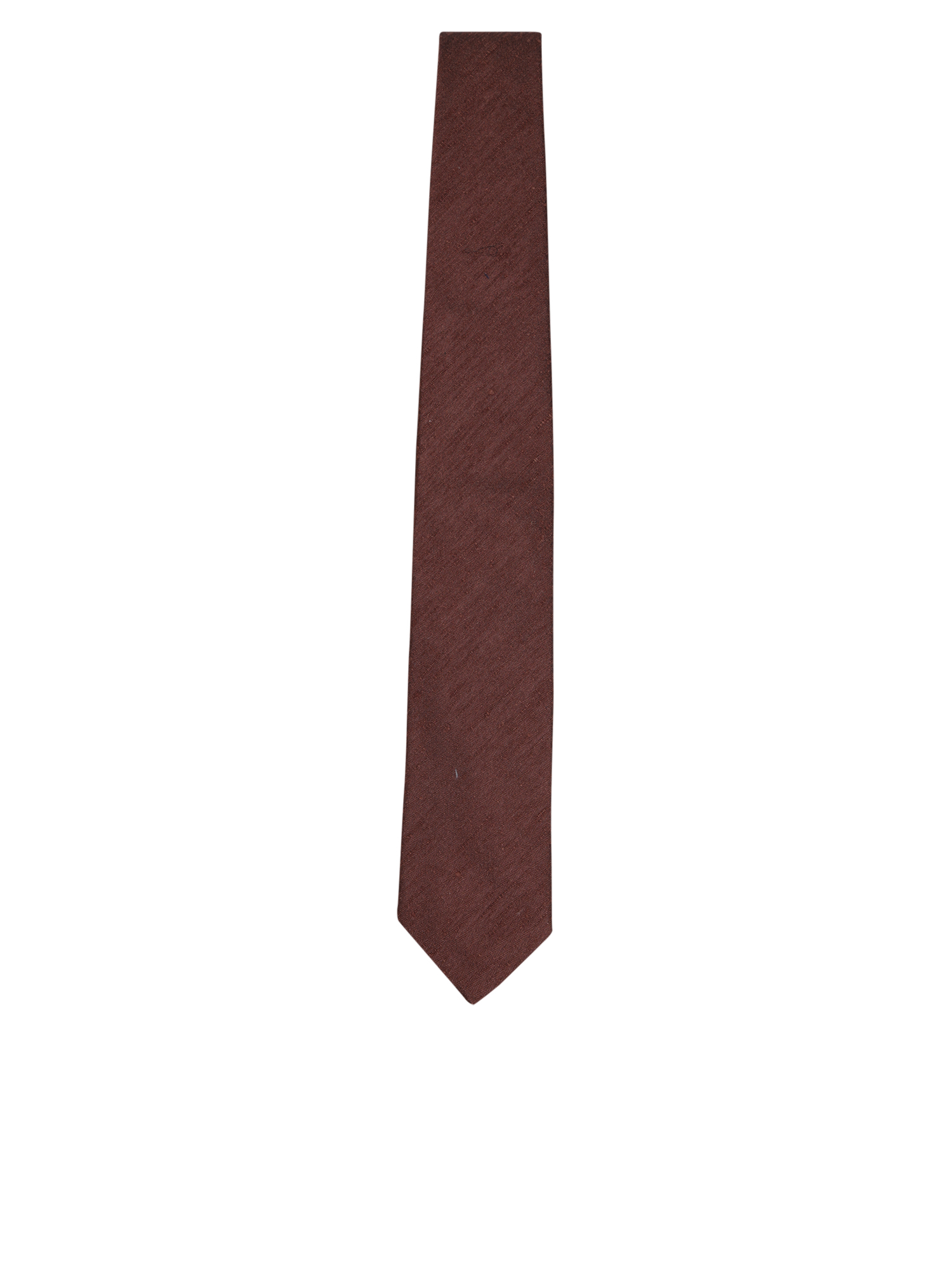 Chantung Silk Tie - Brown