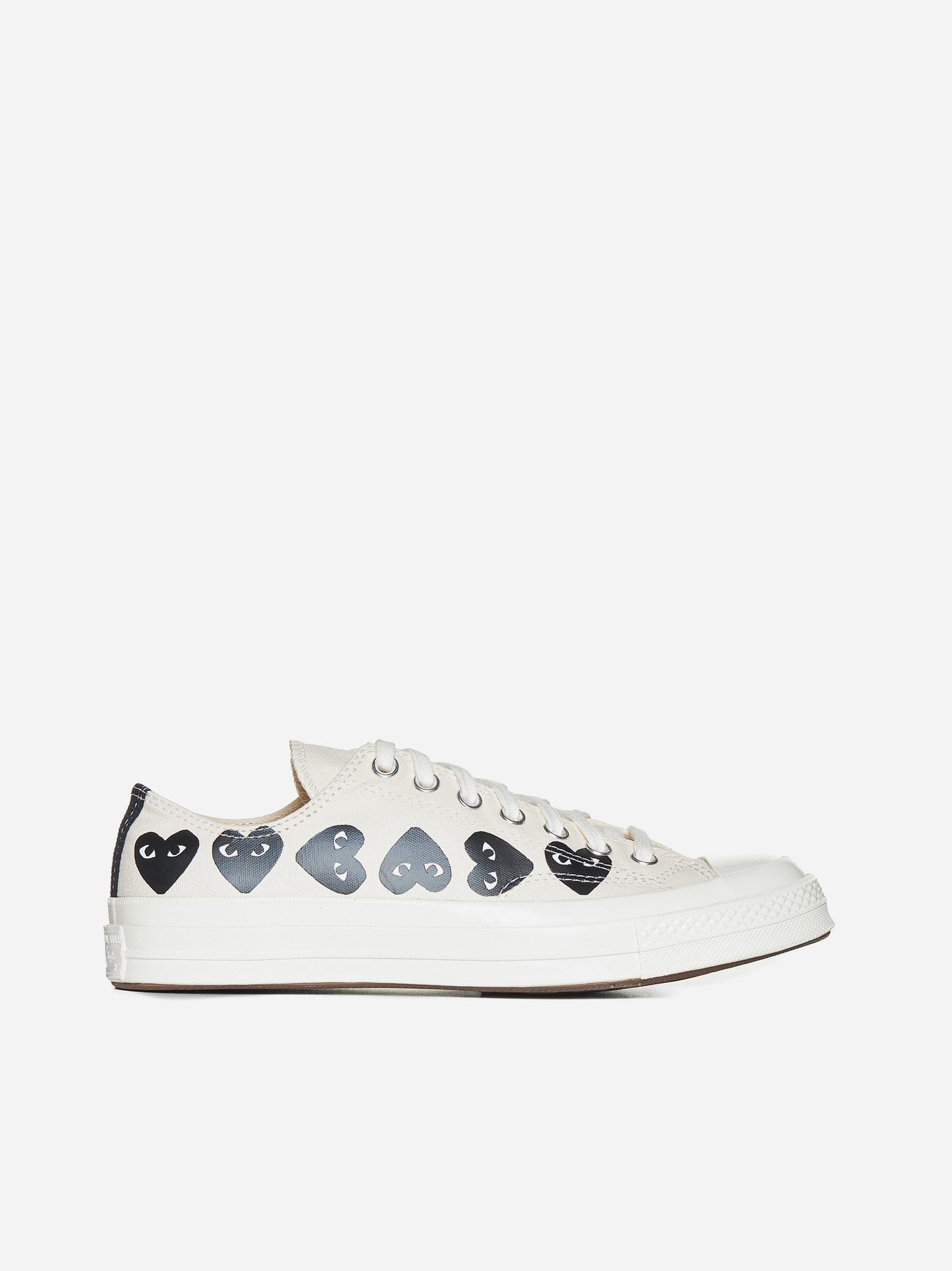 Comme des Garçons Play X Converse Canvas Low-top Sneakers