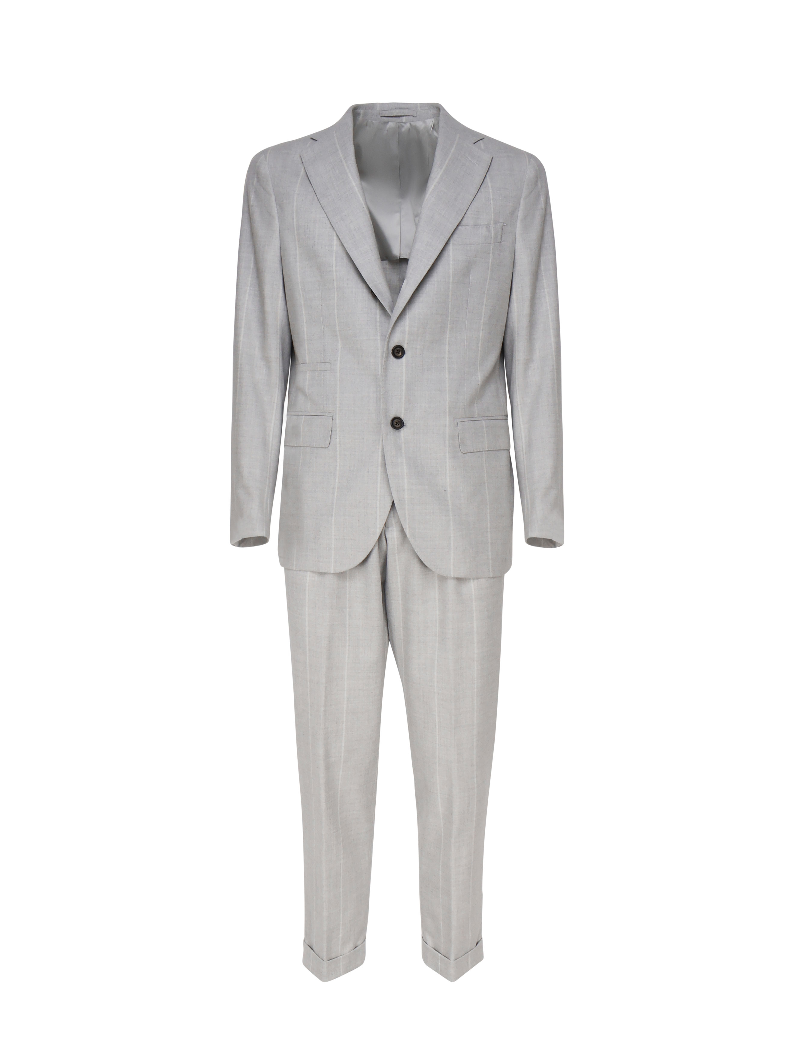 Single-breasted Suit With Double Button