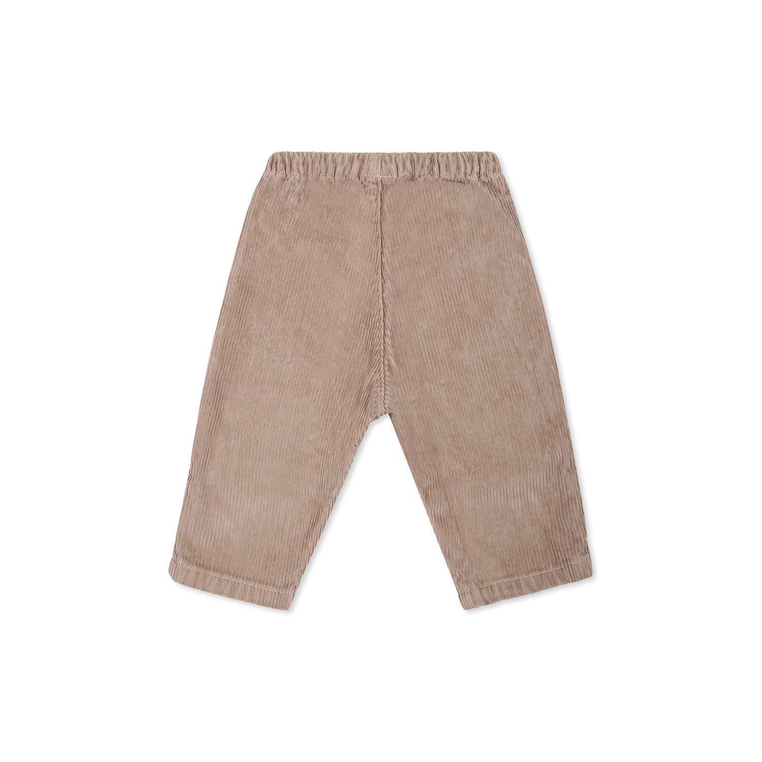 Shop Petit Bateau Beige Trousers For Babykids With Logo