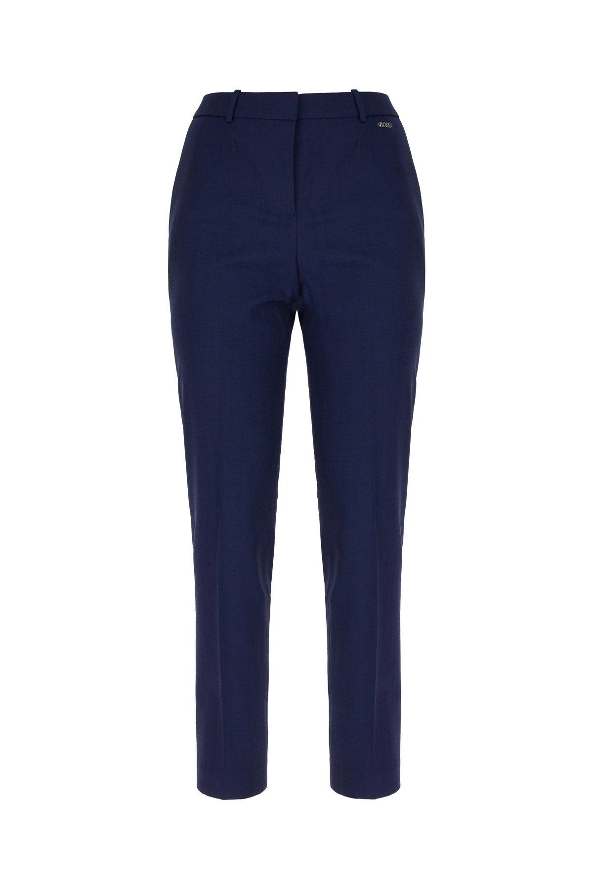 Blue Stretch Wool Pants