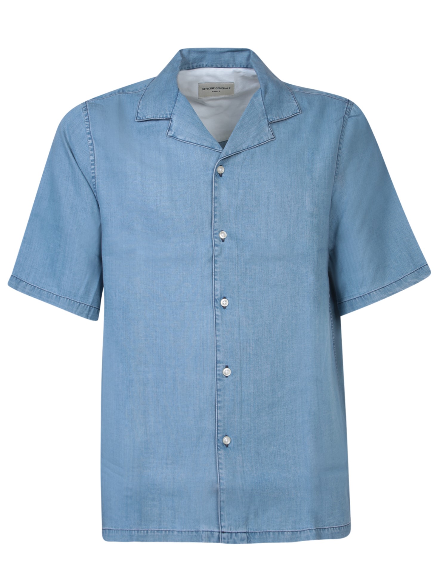 Officine Générale Denim Blue Shirt