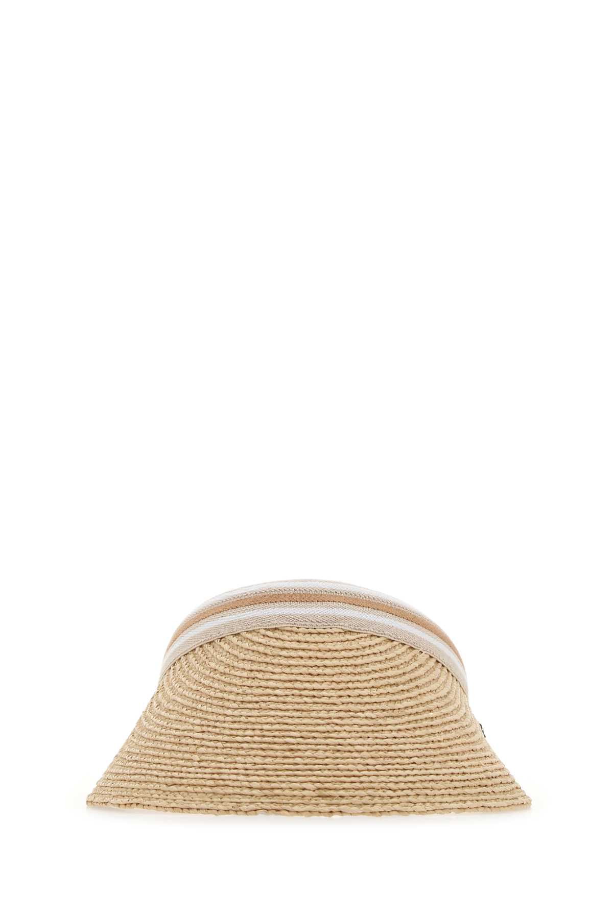 Raffia Bianca Visor