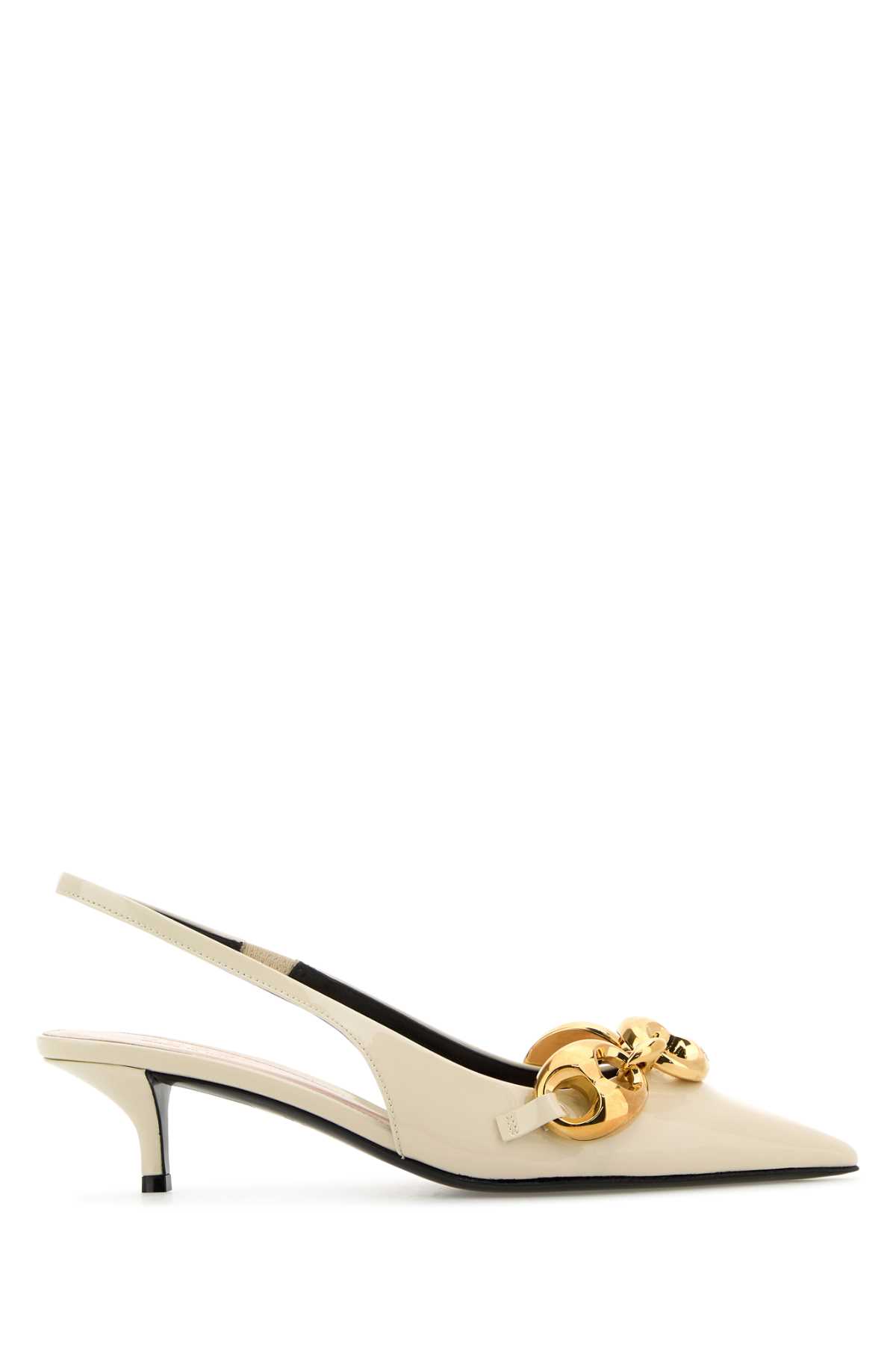 Ivory Leather Pumps